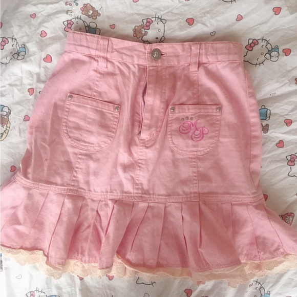 🎀🫧Mezzo piano pink heart skirt - Picture 2 of 5